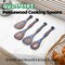 Pakkawood Wooden Cooking Utensils Set 7-Piece-Wooden Spoons for cooking, Wooden Utensil set with Ergonomic Non-Slip Handles, Heat-Resistant & Stylish Cooking Spoons, Non-Stick Spoon